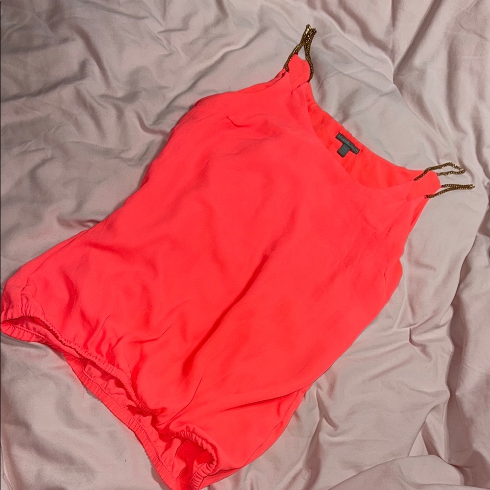 Vibrant Pink/organge Women's Top xs
